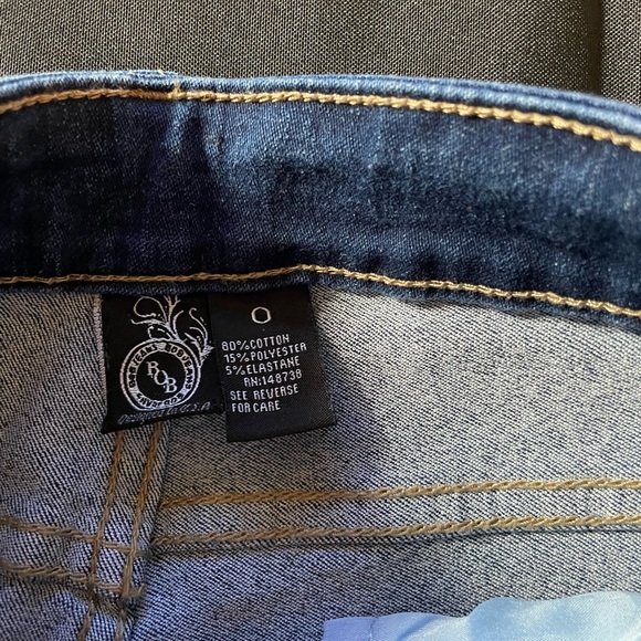 New with Tags Bob Jeans Women’s Distressed Size 0 - Picture 3 of 6